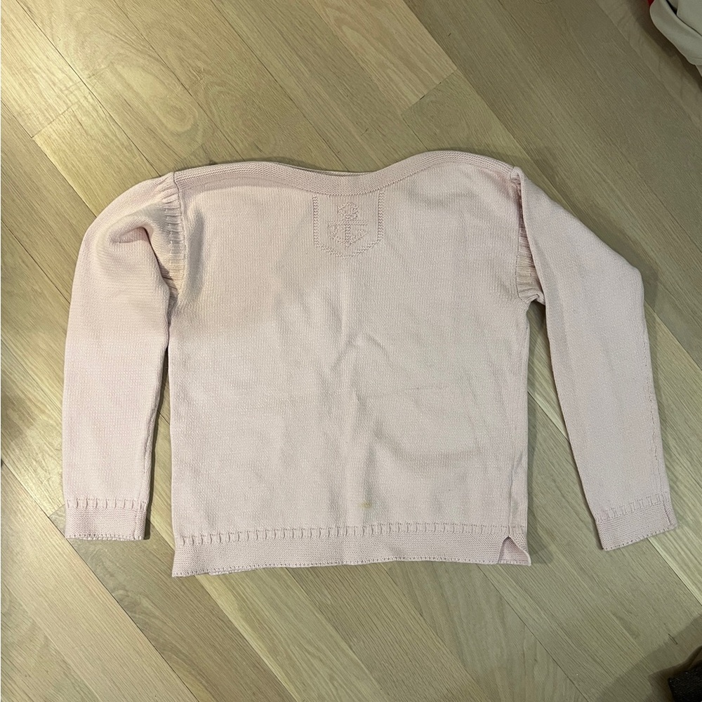 Uniqlo Ines De La Fressange Paris Light Pale Pink Boat Neck Knit Sweater